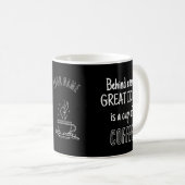Mug Pause Café – Grandes Idées – Noir (Devant droit)