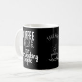 Mug Pause Café – Grandes Idées – Noir (Devant gauche)