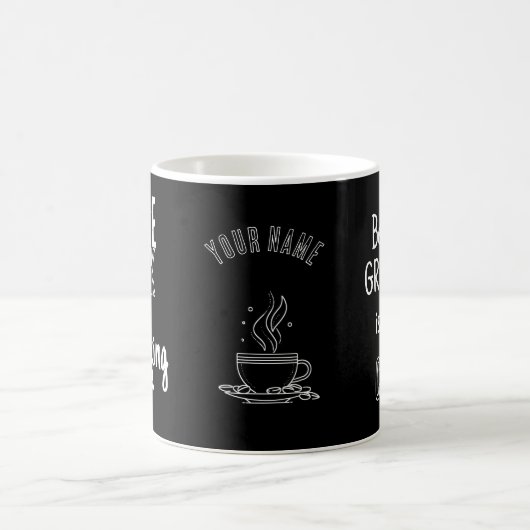 Mug Pause Café – Grandes Idées – Noir (Centre)