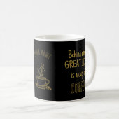 Mug Pause Café – Grandes Idées – Or Noir (Devant droit)