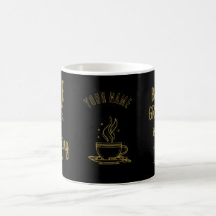 Mug Pause Café – Grandes Idées – Or Noir