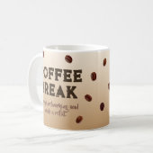 Mug Pause Café – personnalisable (Devant gauche)