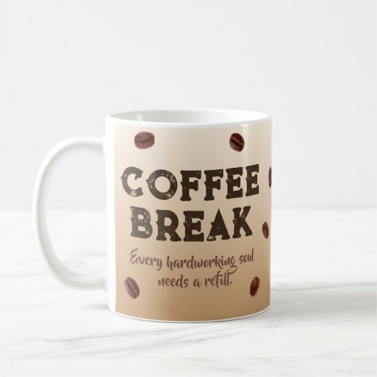 Mug Pause Café – personnalisable (Gauche)