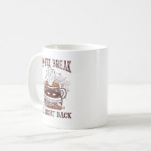 Mug Pause café - Thème Halloween (Devant gauche)