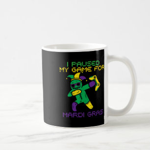 Mug Pause Mon Jeu Pour Mardi Gras Jester Dab Jeunes Ho