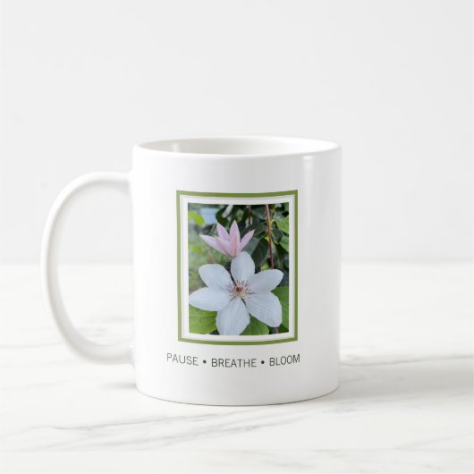 Mug Pause Respirer Épanouir Floral (Gauche)