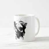Mug Pause rêvée en monochrome (Devant droit)
