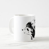 Mug Pause rêvée en monochrome (Devant gauche)