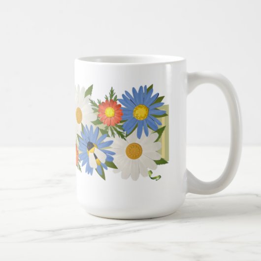 Mug Pause Tiles Signature Bee 15oz--Right-hand (Droite)