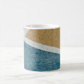 Mug Pavé peint gris, jaune et bleu (Centre)