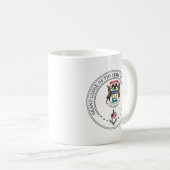 Mug Pavillon de franc-maçonnerie de l'état du Michigan (Devant droit)