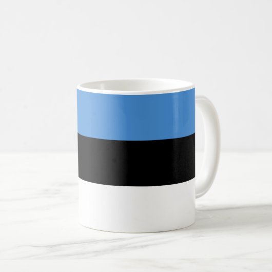 Mug Pavillon Estonie (Devant droit)