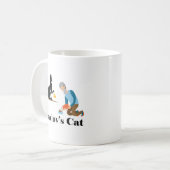 Mug Pavlov's Cat Funny Psychology (Devant gauche)