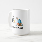 Mug Pavlov's Cat Funny Psychology (Devant gauche)