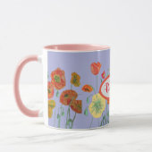 Mug Pavot à coquelicots de Lilac-Orange (Gauche)