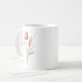 Mug Pavot d'aquarelle et fleurs sauvages (Devant gauche)