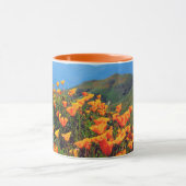 Mug Pavot de Californie recouvrant une colline (Centre)