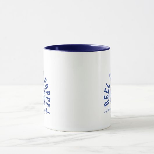 Mug Pavot de pêche Cool de bobine (Centre)