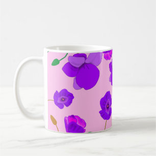 Mug Pavot (Papaver somniferum) Lilac