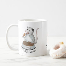 Pavot Possum Possum Coffee Mug, blanc