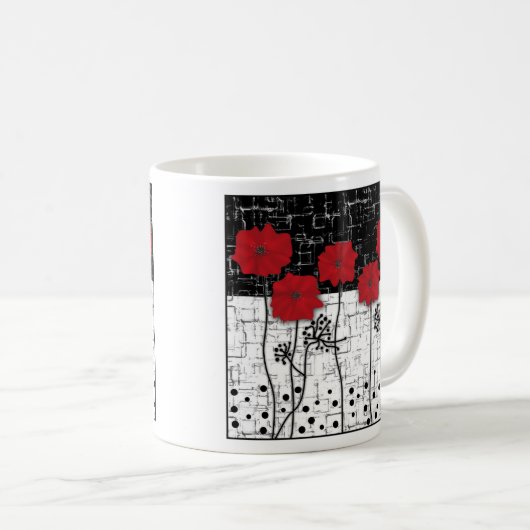 Mug Pavot rouge (Devant droit)