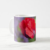 Mug Pavot rouge dans le jardin pourpre (Devant gauche)