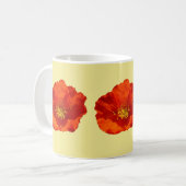 Mug Pavot rouge de l'Alaska Fleur colorée (Devant gauche)