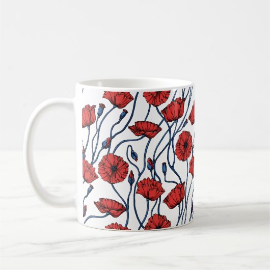 Mug Pavots (Gauche)