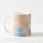 Mug Pavots bleus dans l'herbe (Gauche)