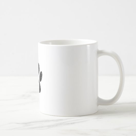 Mug Paw Chien en Perdu Grunge K-9 (Droite)