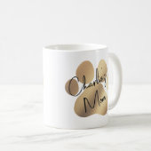 Mug Paw Chien Maman Musique Personnalisée (Devant droit)