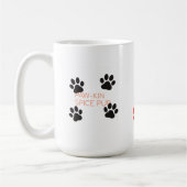 Mug Paw-kin Épice Pup - Amusant d'Halloween animal (Gauche)