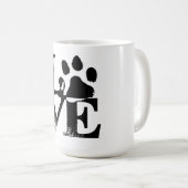 Mug Paw Love (Devant droit)