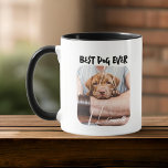 Mug Paw photo Cool de Meilleur Chien Jamais Pet de Gru<br><div class="desc">Ce design simple et moderne est composé d'une typographie de script simple et moderne. Ajoutez une photo d'animal de compagnie personnalisée.</div>