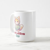 Mug Paw‑sitive Club Cat Design – Cute Animal Lover (Devant gauche)
