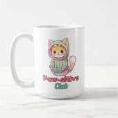 Mug Paw‑sitive Club Cat Design – Cute Animal Lover (Gauche)