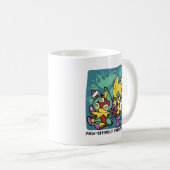 Mug Paw-sitivement Effrayant | Chats Monstrueux Hallow (Devant droit)