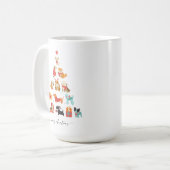 Mug Paw-some Christmas Tree - Un jour férié à la traîn (Devant gauche)