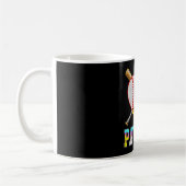 Mug Pawpaw de la glace au baseball softball de la moit (Gauche)