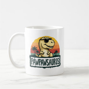 Mug Pawpawsaurus Dinosaur Grandpa Saurus Fête des père