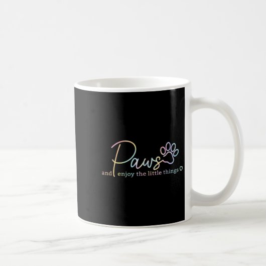 Mug Paws Enjoy The Little Things Tie Dye Motivational (Droite)