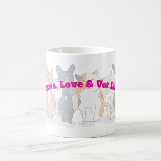 Mug Paws, Love & Vet Life (Centre)