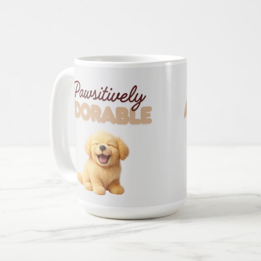 Mug Pawsitively Adorable  (Devant gauche)
