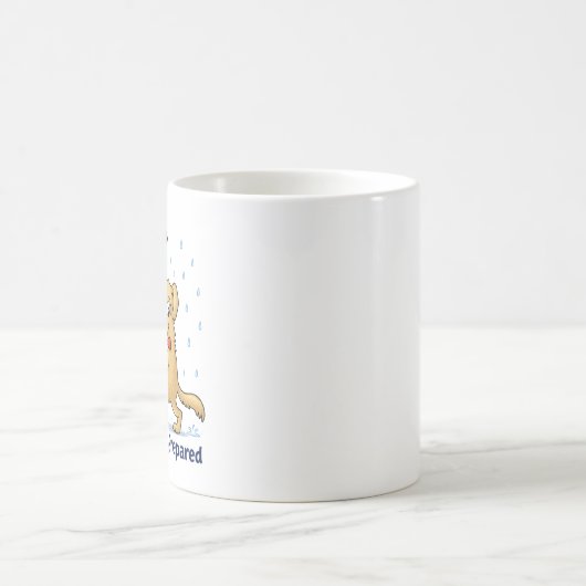 Mug Pawsitively Prepared – Cute Dog with Umbrella (Centre)
