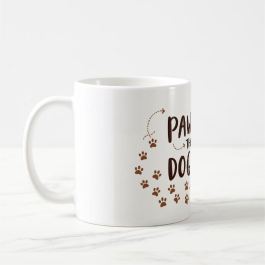 Mug Pawssibly the Best Dog Mom – 11 oz Cute Dog Lover  (Gauche)