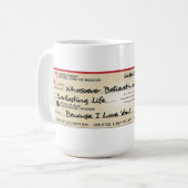 Mug Payé entièrement économisé par le contrôle de (Devant gauche)