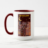Mug Pays-Bas la nuit (Gauche)