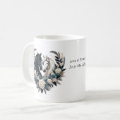 Mug Pays Chevaux noirs et blancs en amour (Devant gauche)