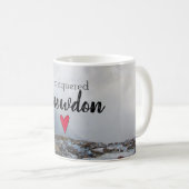 Mug Pays de Galles conquis Snowdon Landscape Welsh Str (Devant droit)