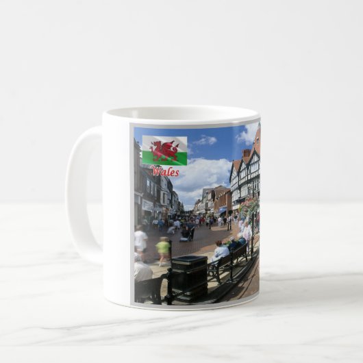 Mug Pays de Galles - Wrexham - (Devant gauche)